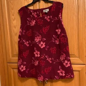 Style&Co plus size 100% silk tank